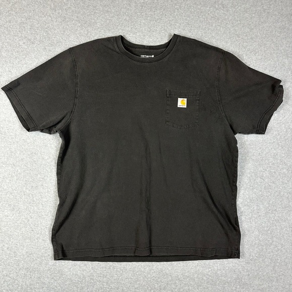 Carhartt Other - Carhartt Mens K87 2XL Loose Fit Short Sleeve Pocket T Shirt Black Flaws
